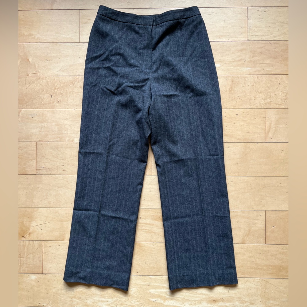 EVAN‎ PICONE gray pinstripe suit dress pants, size 6, office, work, business